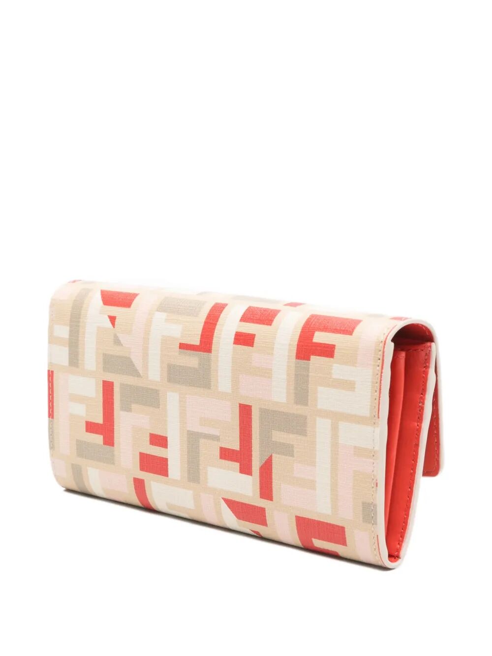 FF FABRIC CONTINENTAL WITH CHAIN POUCH