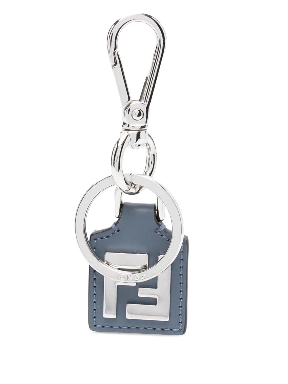 FF SQUARED LEATHER KEY RING