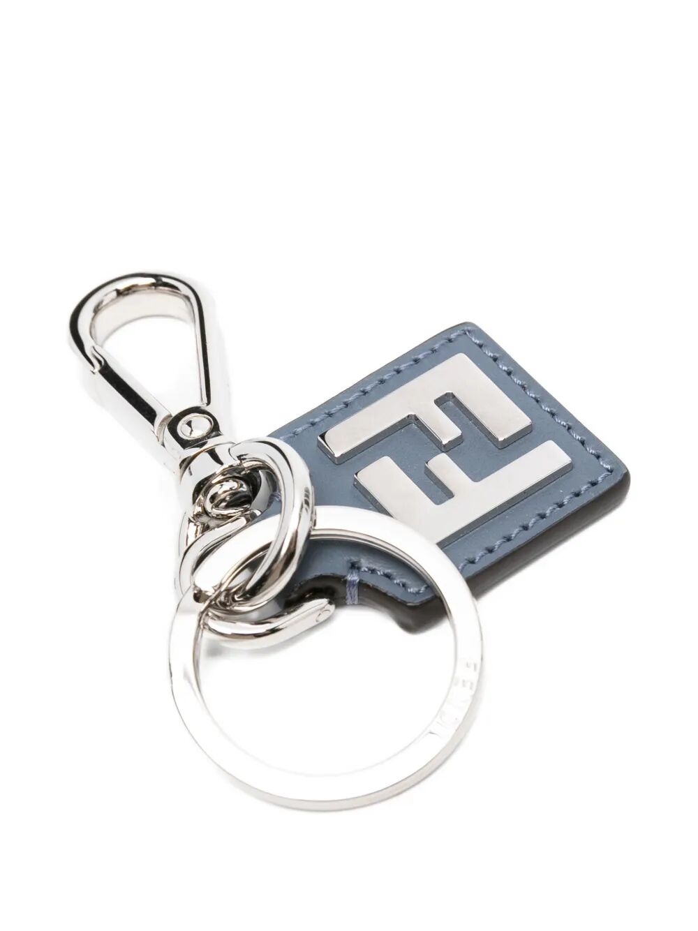 FF SQUARED LEATHER KEY RING
