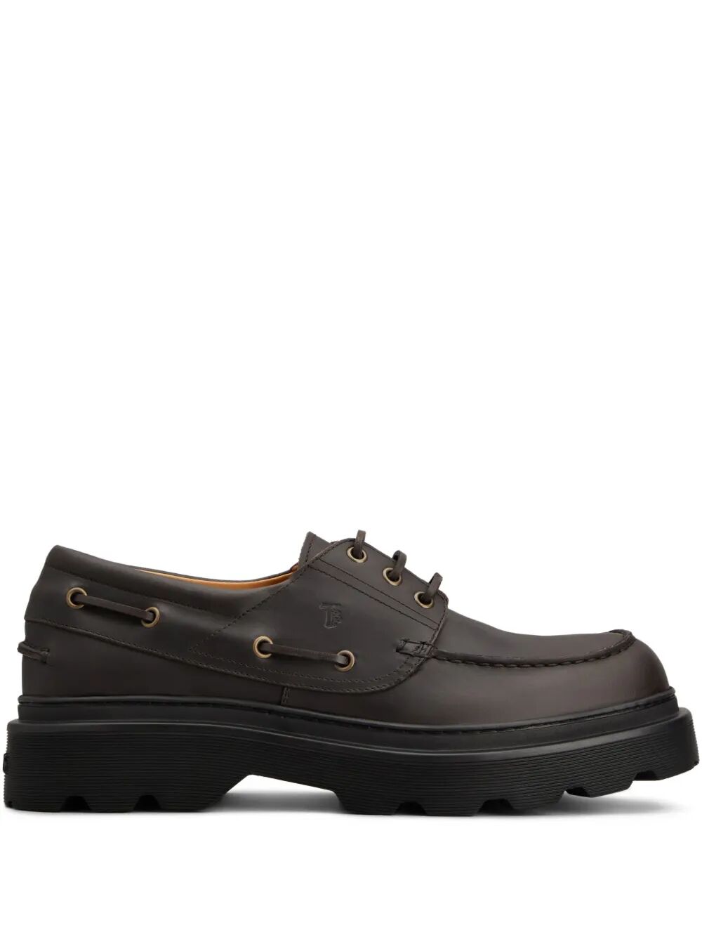 LUG SOLE LEATHER BOAT SHOES