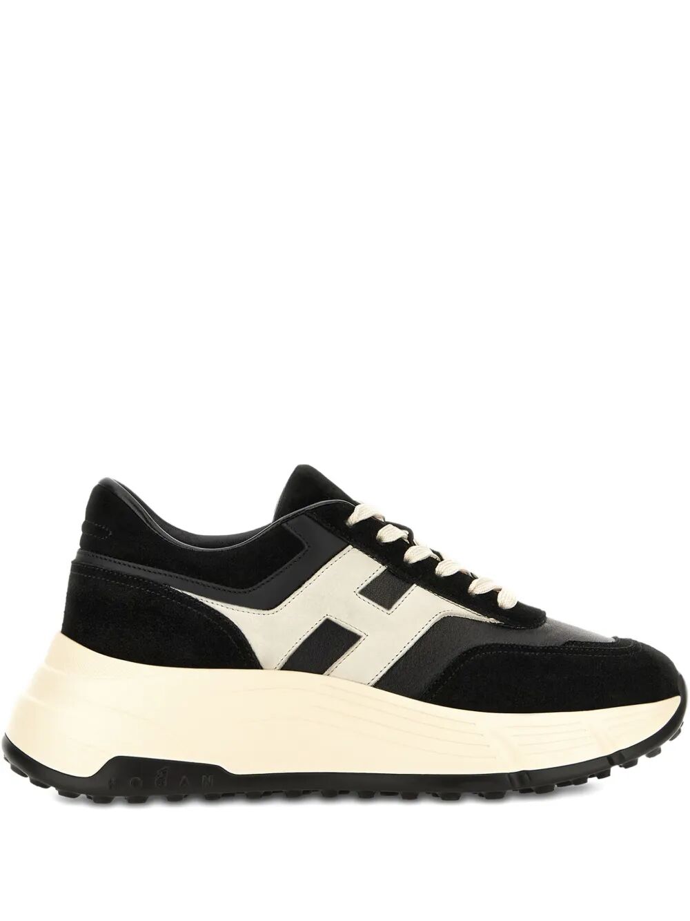 HI-FI SUEDE AND NAPPA LEATHER SNEAKERS