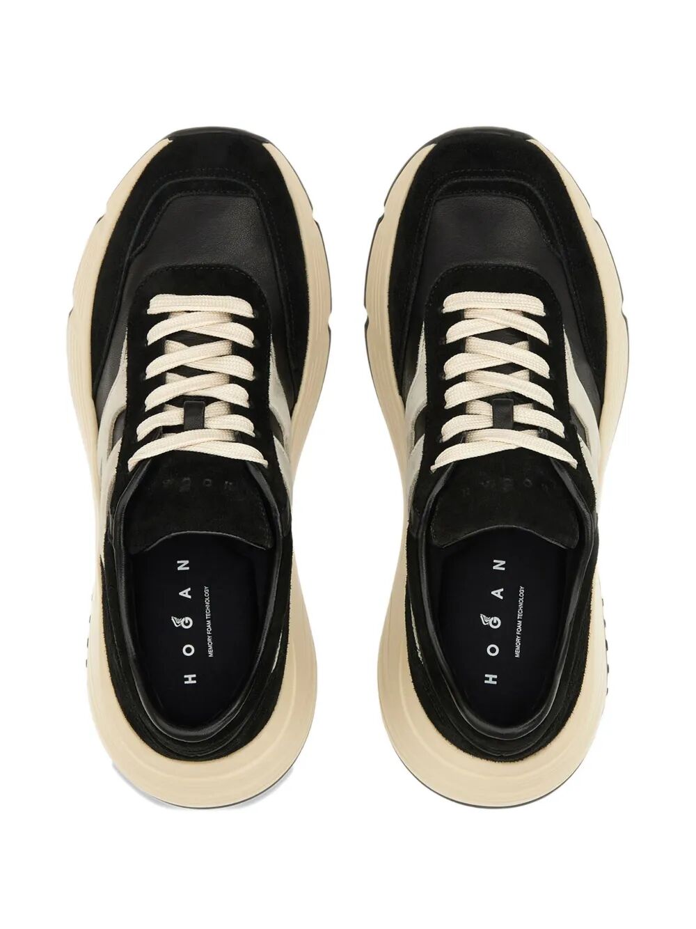 HI-FI SUEDE AND NAPPA LEATHER SNEAKERS