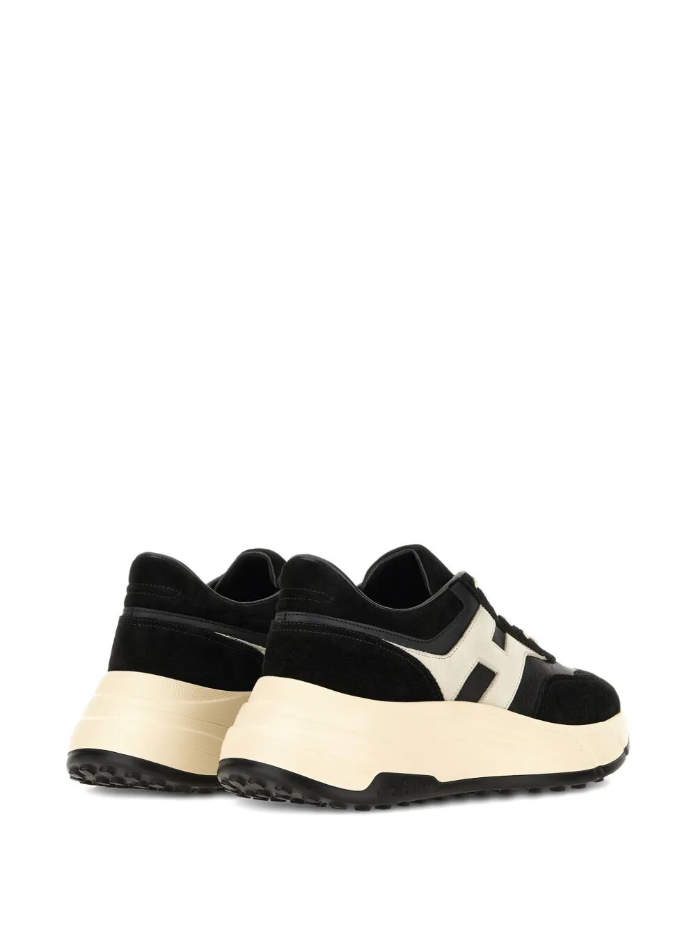 HI-FI SUEDE AND NAPPA LEATHER SNEAKERS