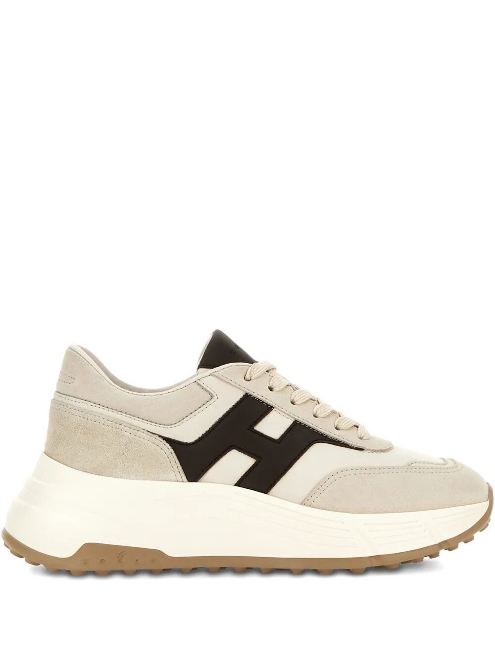 HI-FI SUEDE AND NAPPA LEATHER SNEAKERS
