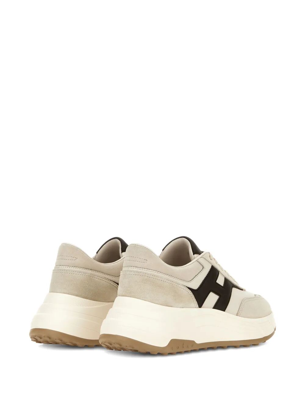 HI-FI SUEDE AND NAPPA LEATHER SNEAKERS
