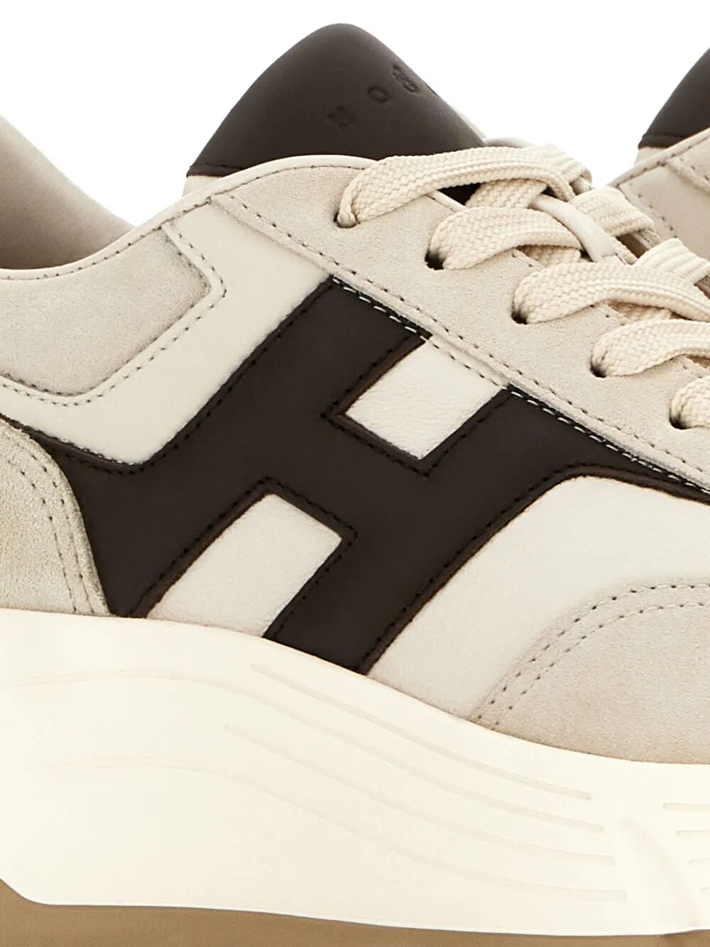 HI-FI SUEDE AND NAPPA LEATHER SNEAKERS