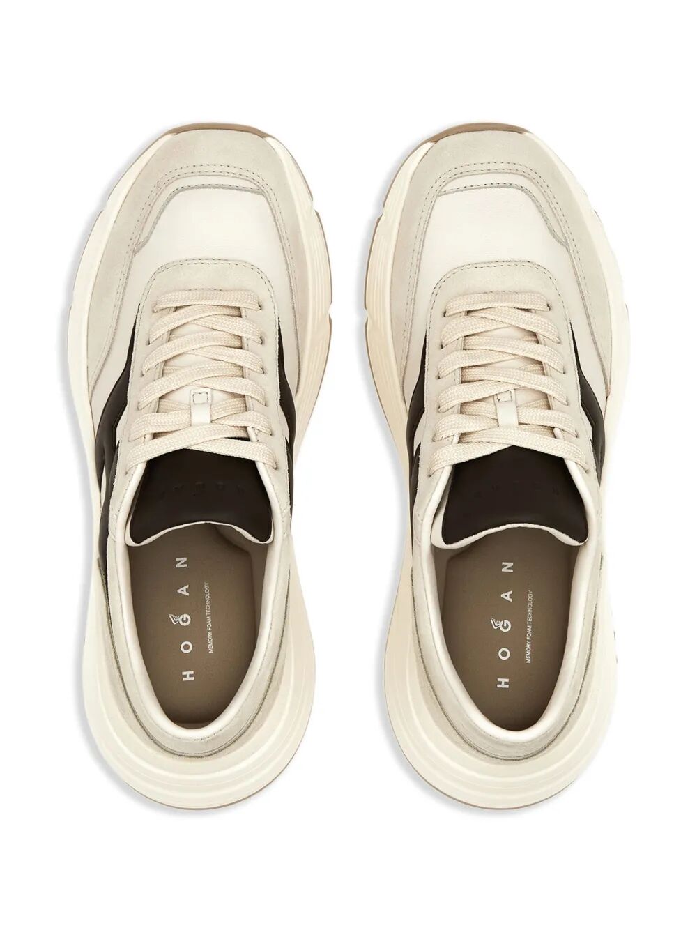 HI-FI SUEDE AND NAPPA LEATHER SNEAKERS