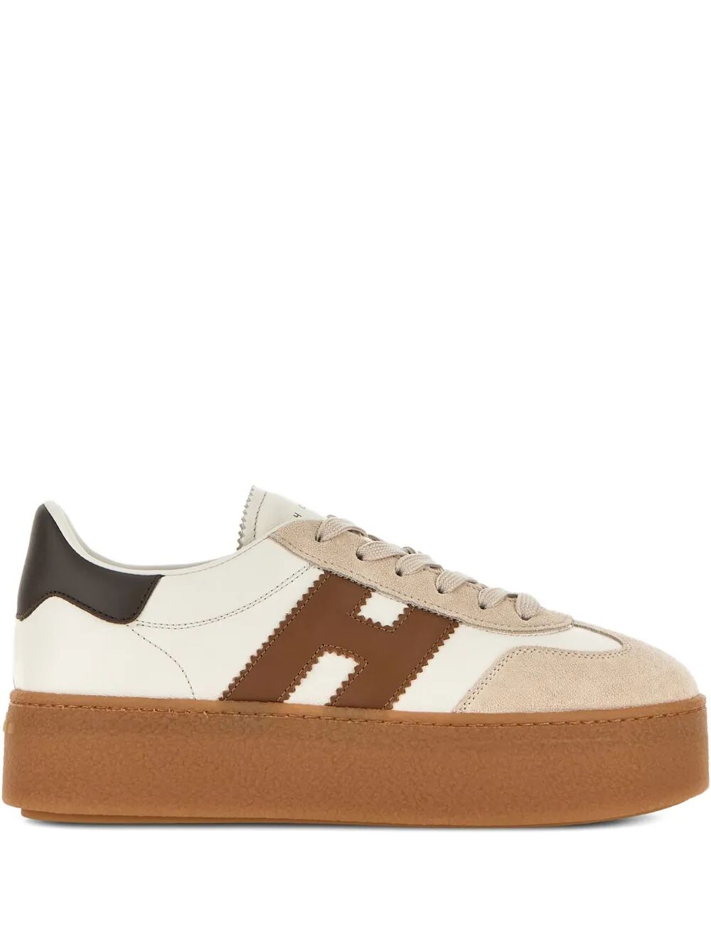 COOL SUEDE AND NAPPA LEATHER LIGHTWEIGHT MAXI SOLE SNEAKERS