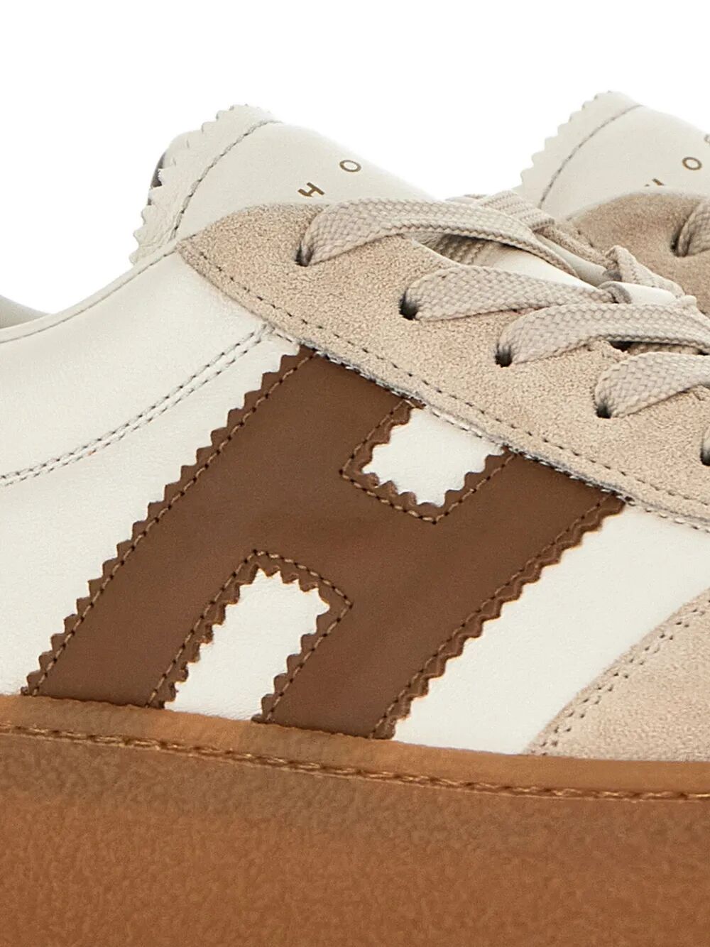 COOL SUEDE AND NAPPA LEATHER LIGHTWEIGHT MAXI SOLE SNEAKERS