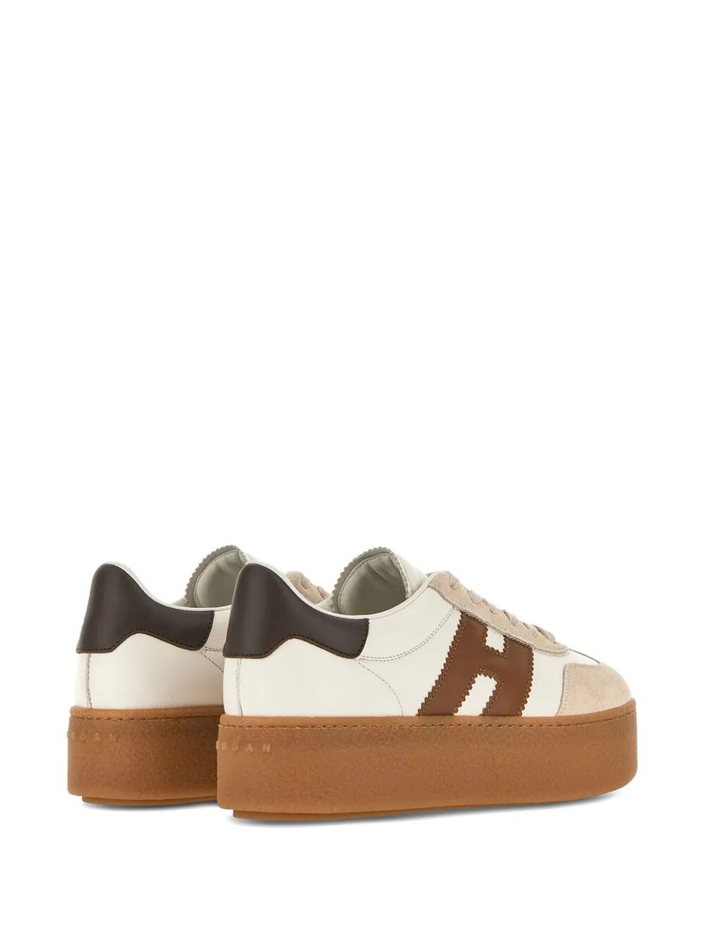 COOL SUEDE AND NAPPA LEATHER LIGHTWEIGHT MAXI SOLE SNEAKERS