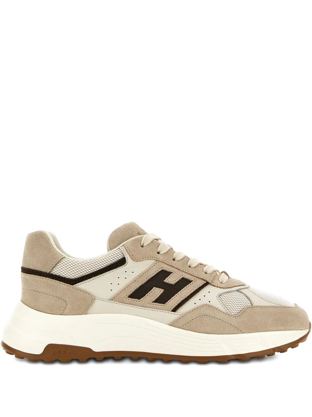 SUEDE, SMOOTH LEATHER AND MESH HYPERLIGHT SNEAKERS