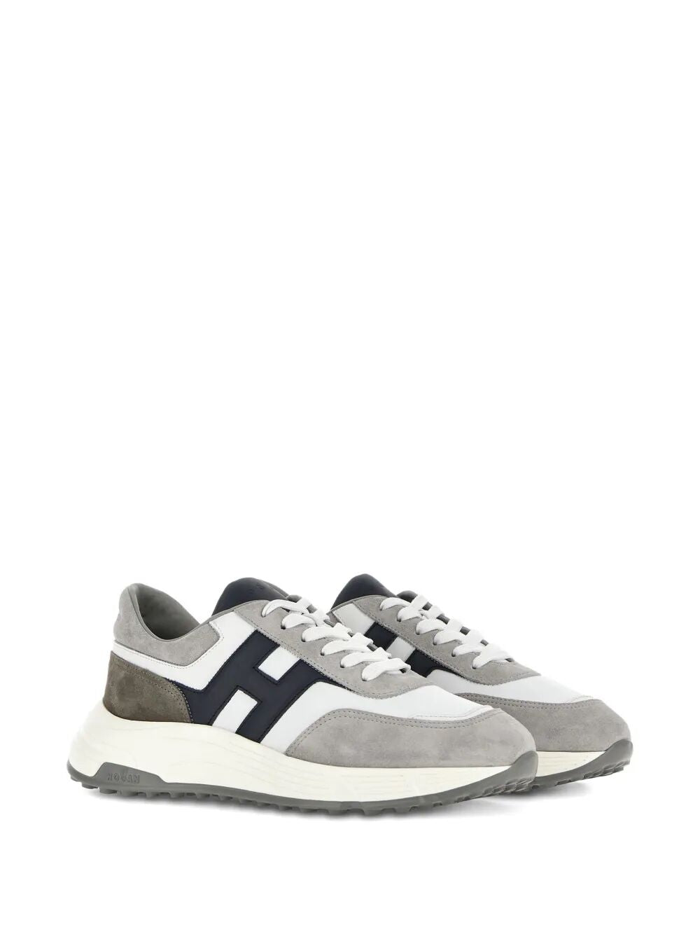 SUEDE AND SMOOTH LEATHER HYPERLIGHT SNEAKERS