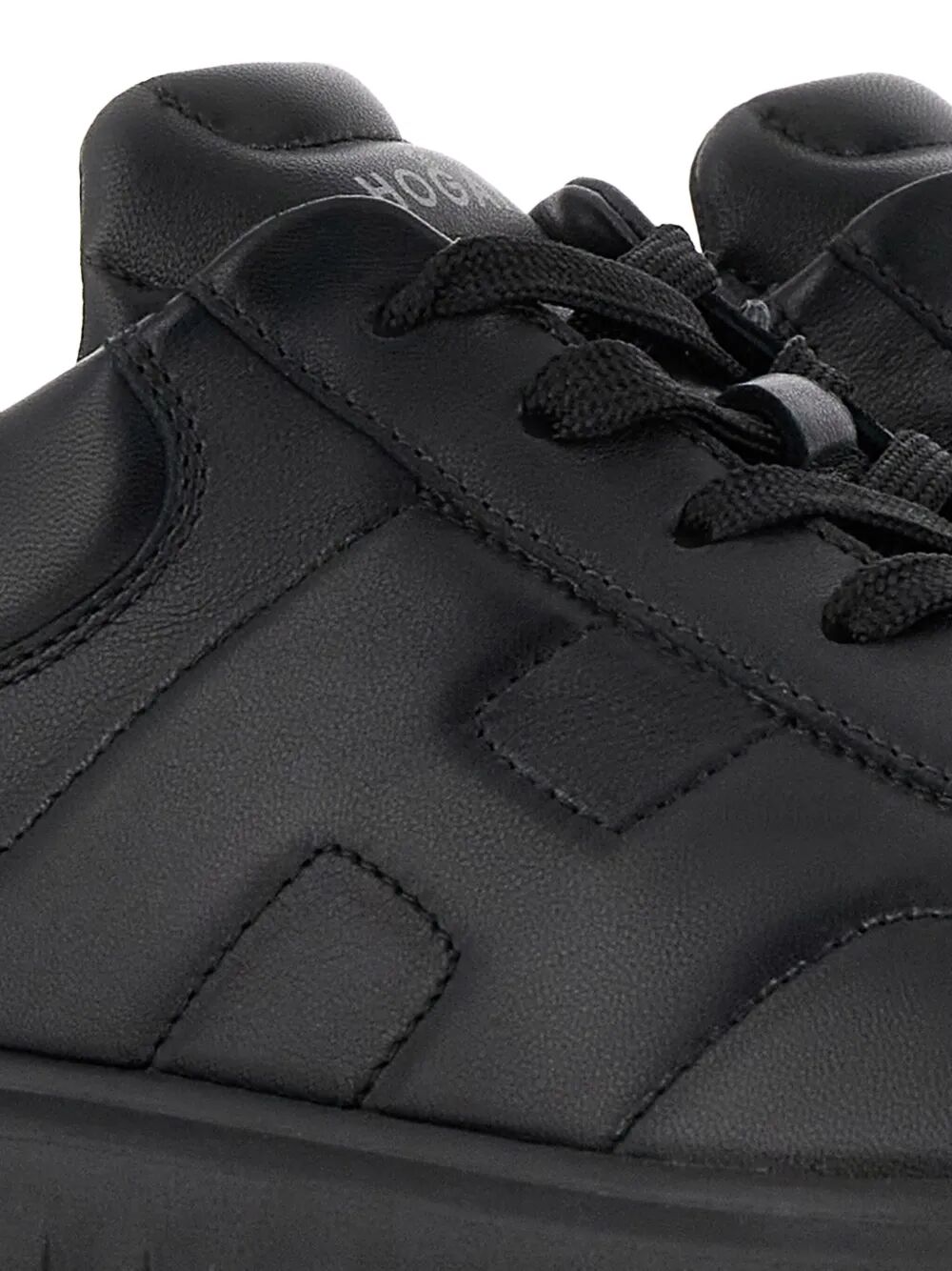 H-STRIPES NAPPA LEATHER SNEAKERS