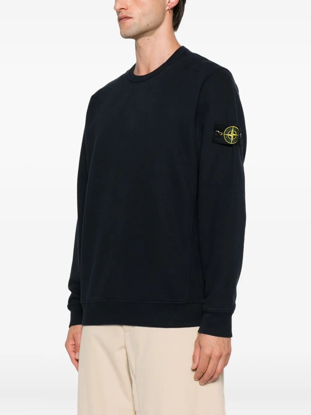 COTTON FLEECE CREW NECK SWEATSHIRT