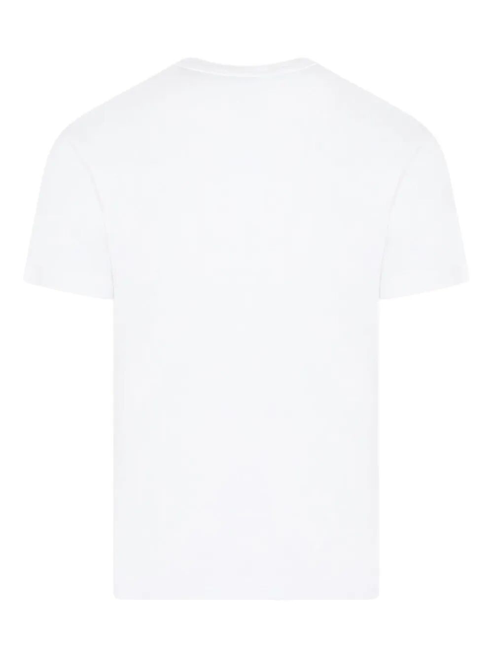 SLIM FIT COTTON JERSEY T-SHIRT WITH COMPASS PATCH