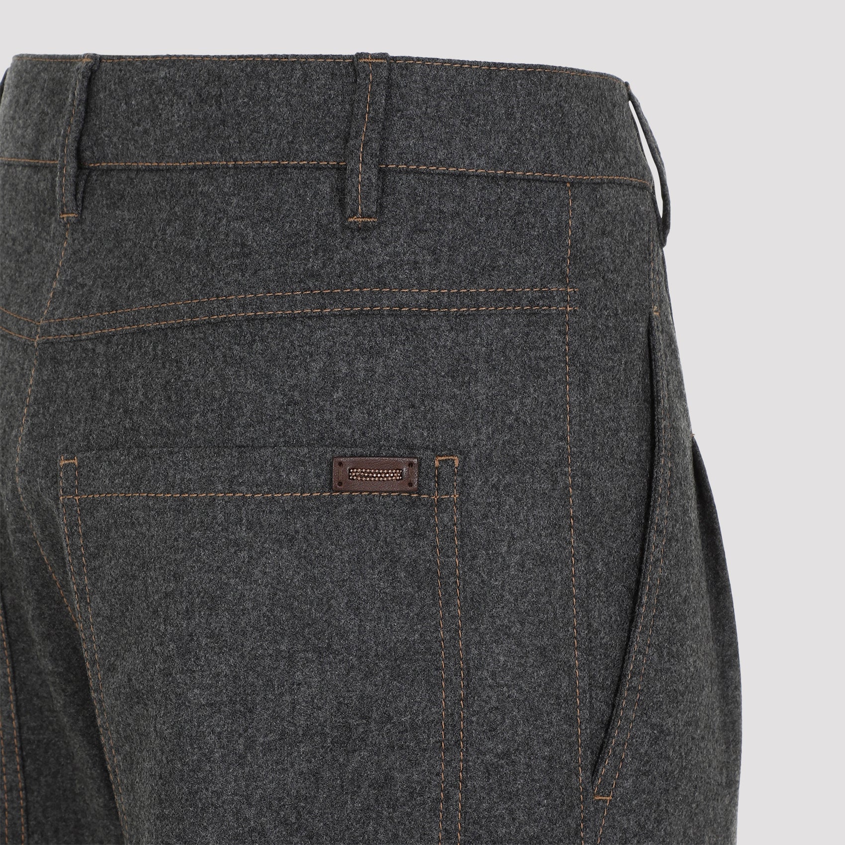 Cropped Flannel Pants