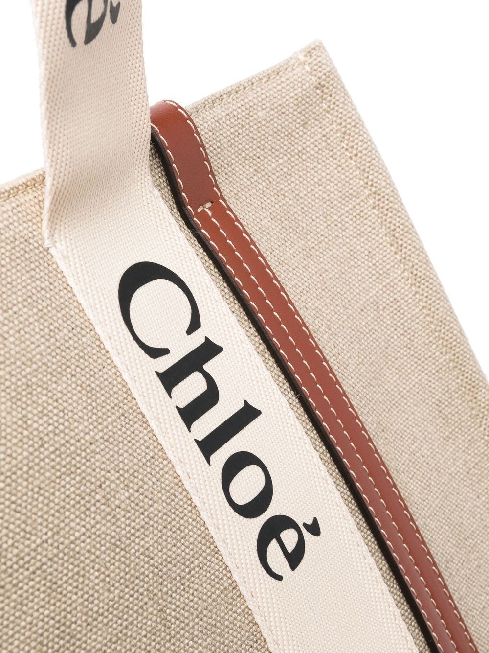 BORSA TOTE WOODY IN LINO