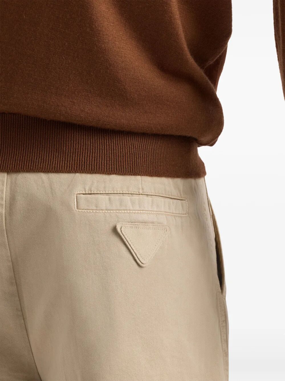 VINTAGE-EFFECT COTTON BERMUDAS
