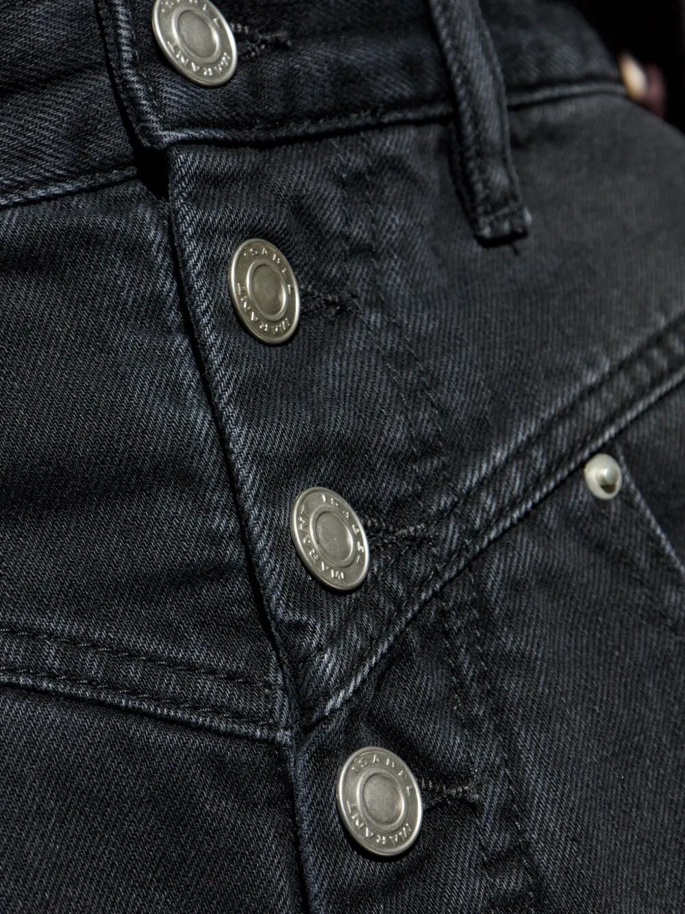 JOVANY HIGH-RISE DENIM SHORTS