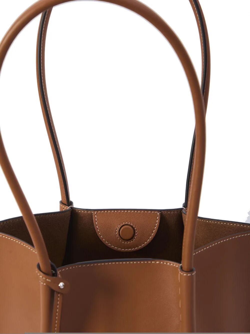 T TIMELESS-CHARM RAFFIA AND LEATHER SMALL TOTE BAG
