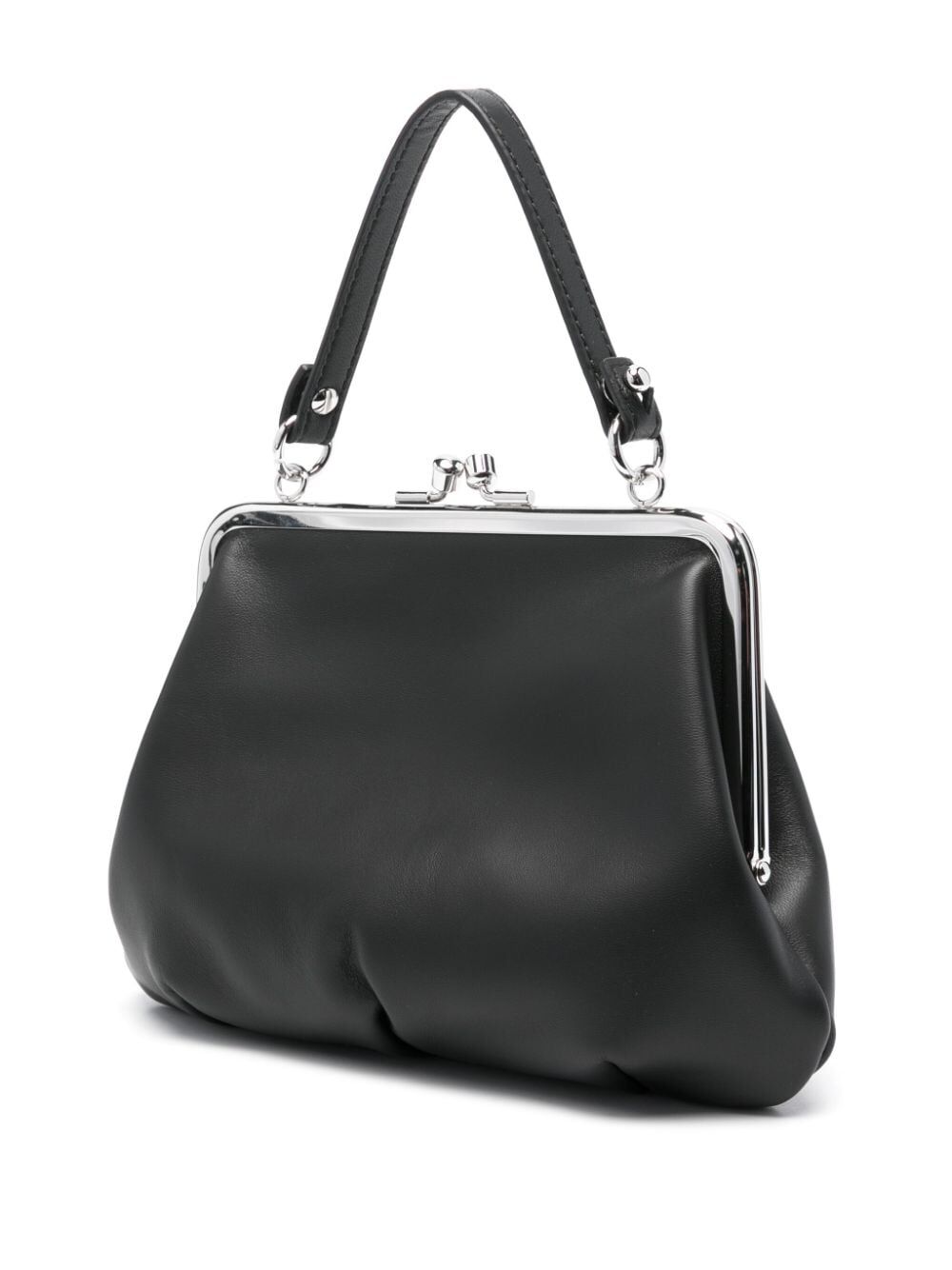 SMOOTH LEATHER GRANNY FRAME PURSE