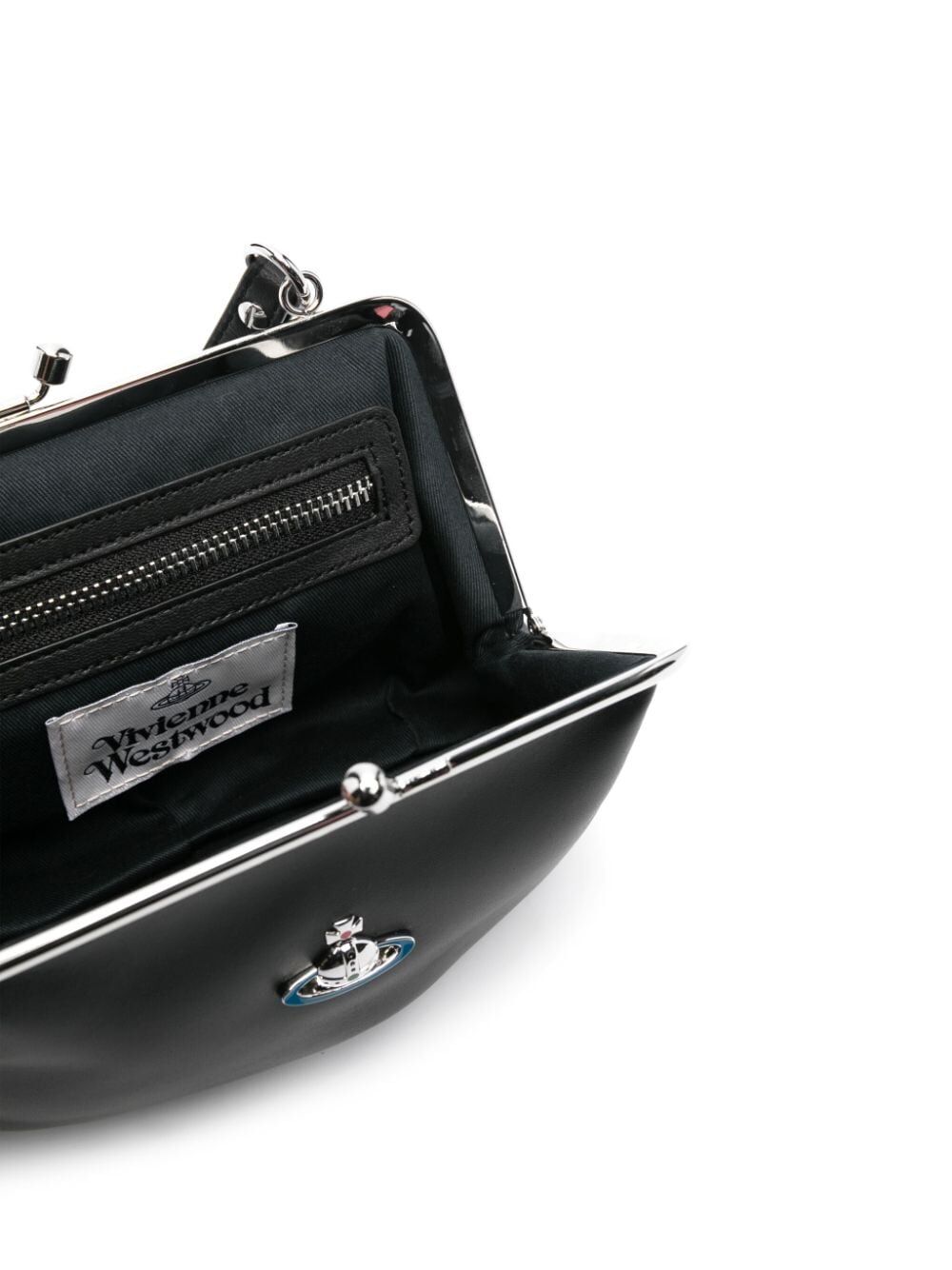 SMOOTH LEATHER GRANNY FRAME PURSE