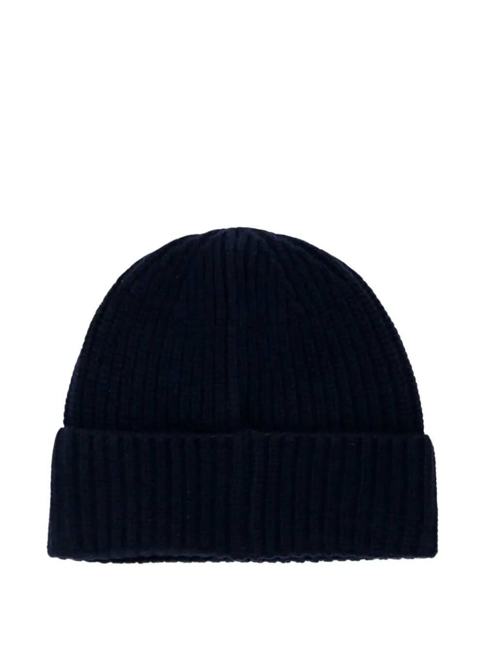 LIGHT WOOL KNITTED BEANIE WITH COMPASS PATCH