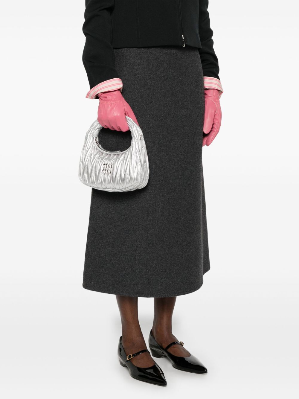 WANDER MATELASSÉ NAPPA LEATHER SMALL HOBO BAG