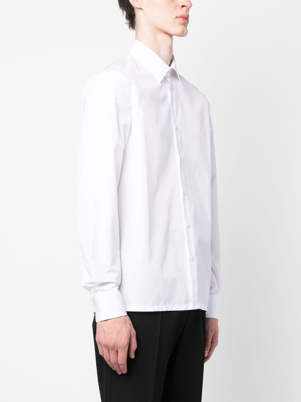 STRAIGHT-CUT COTTON SHIRT
