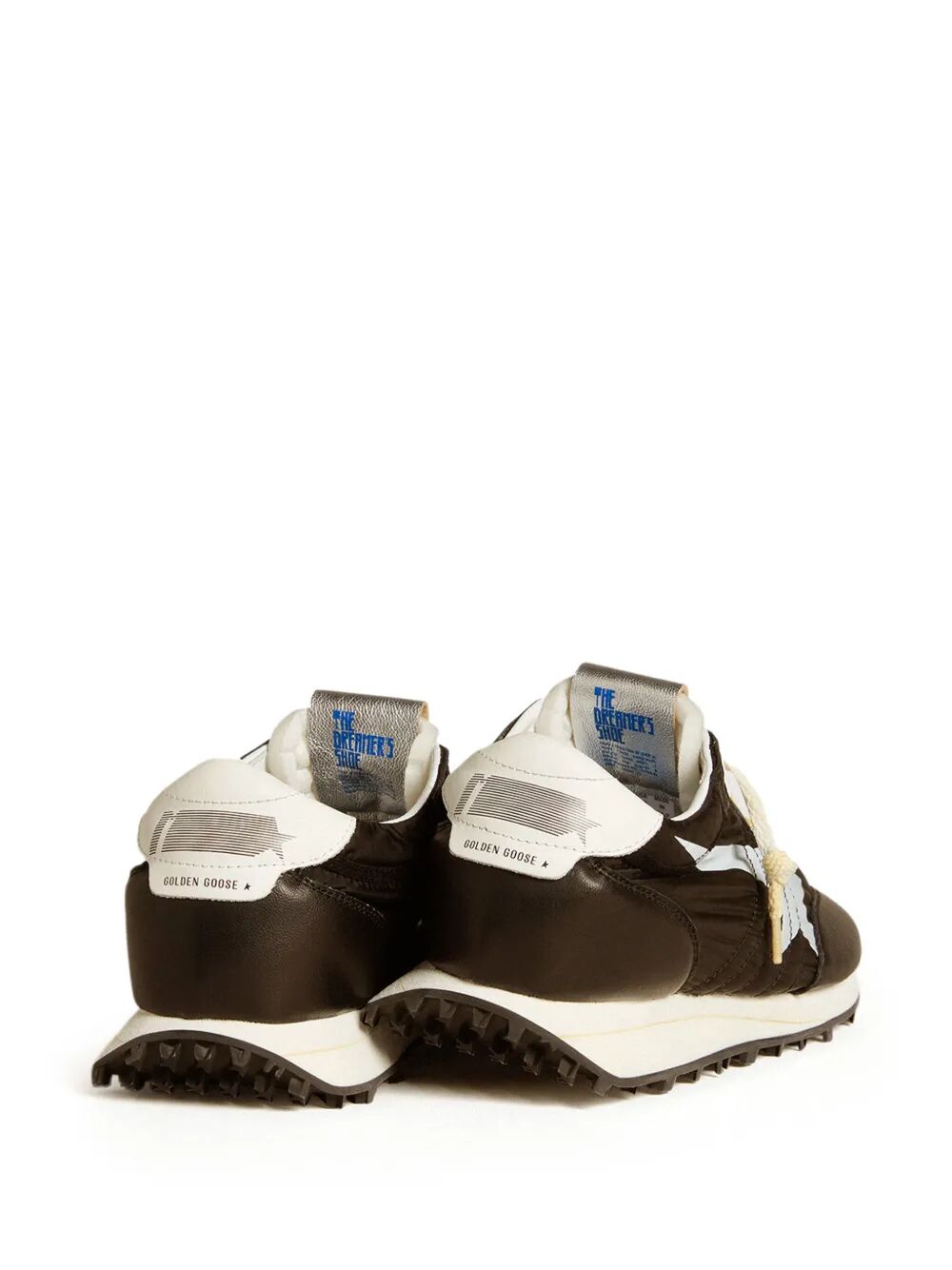 MARATHON SNEAKERS WITH BLACK NYLON UPPER AND WHITE STAR