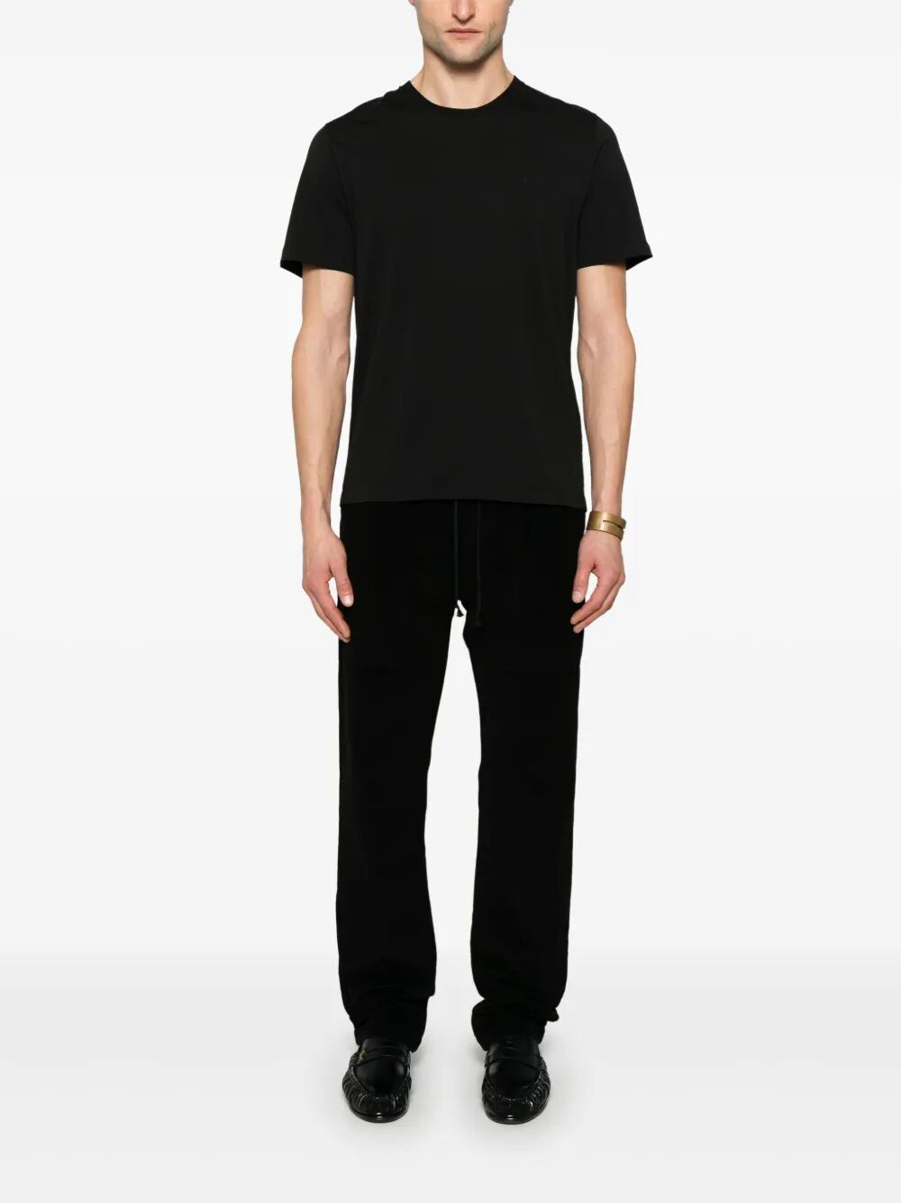 CASSANDRE EMBROIDERY COTTON T-SHIRT