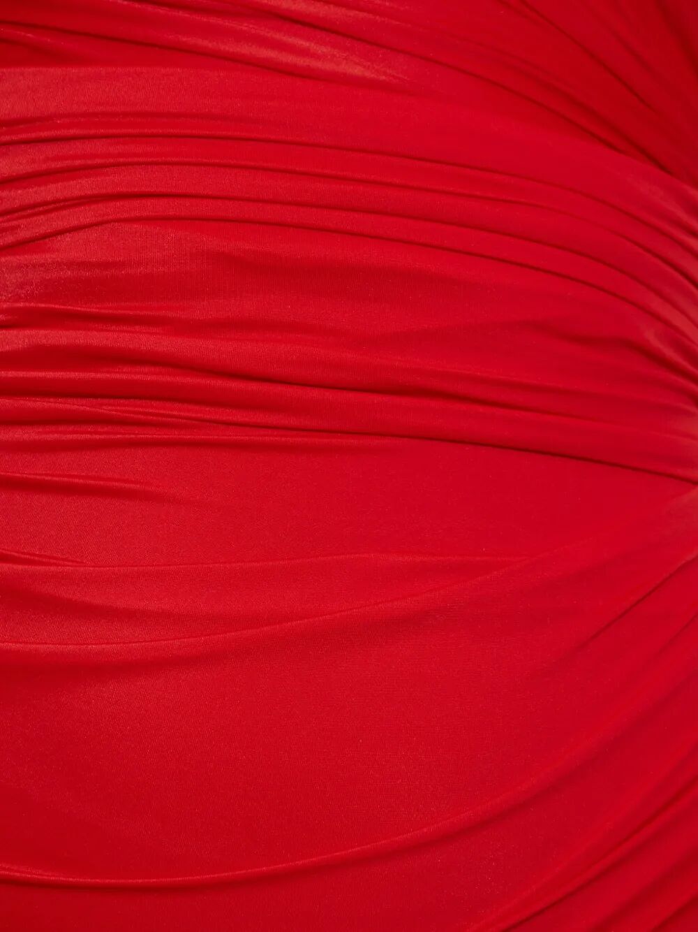 STRETCH JERSEY DRAPED MINI DRESS