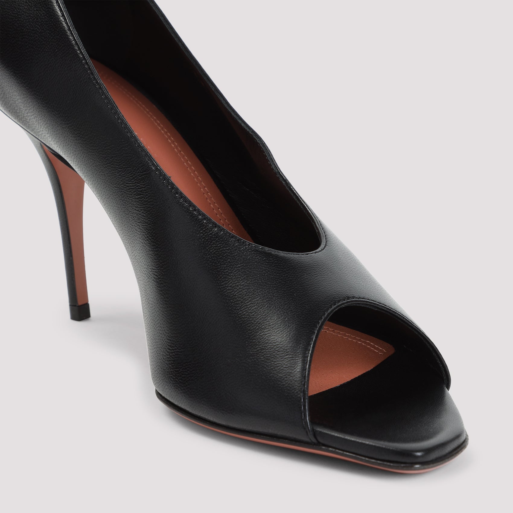 Julianne 90 Peep Toe Nappa Pumps