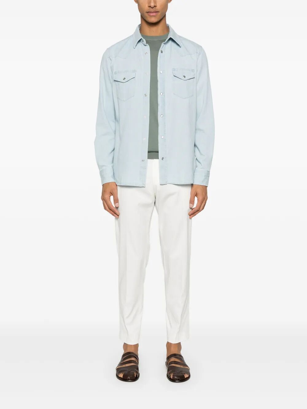 REBEL COTTON CHINO TROUSERS