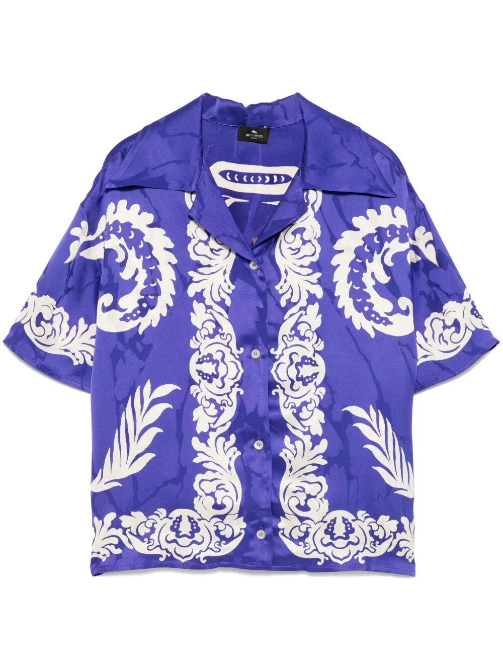 FLORAL-PRINT VISCOSE SHIRT