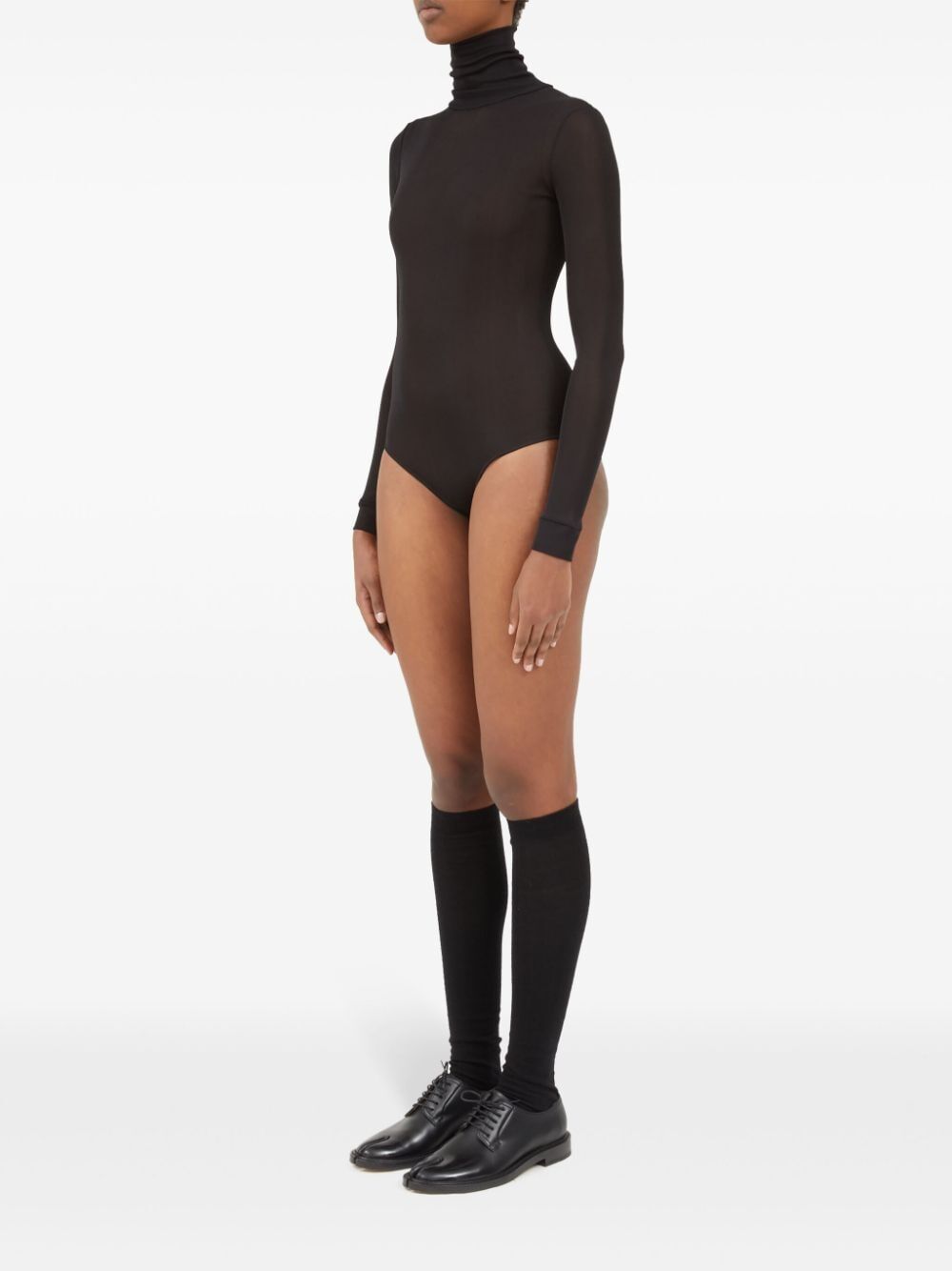 BODY COLLO ALTO SEMITRASPARENTE