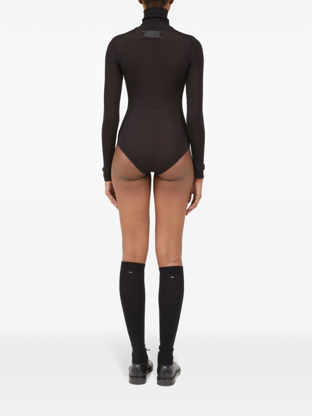BODY COLLO ALTO SEMITRASPARENTE
