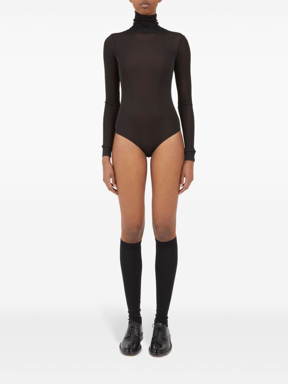BODY COLLO ALTO SEMITRASPARENTE