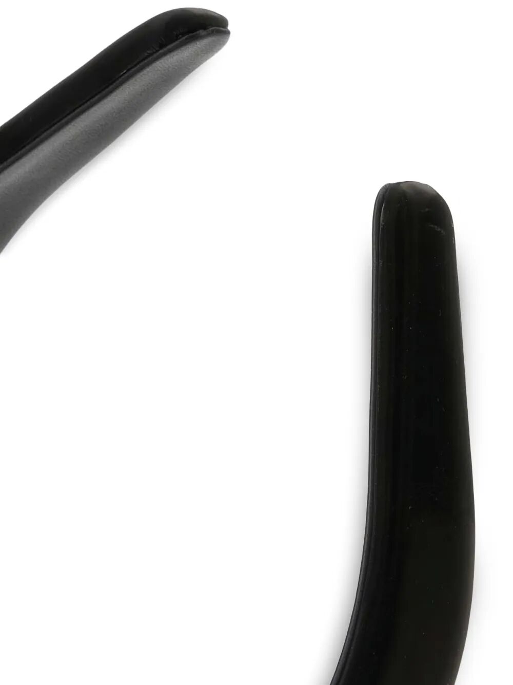 BOW-EMBELLISHED LEATHER HEADBAND