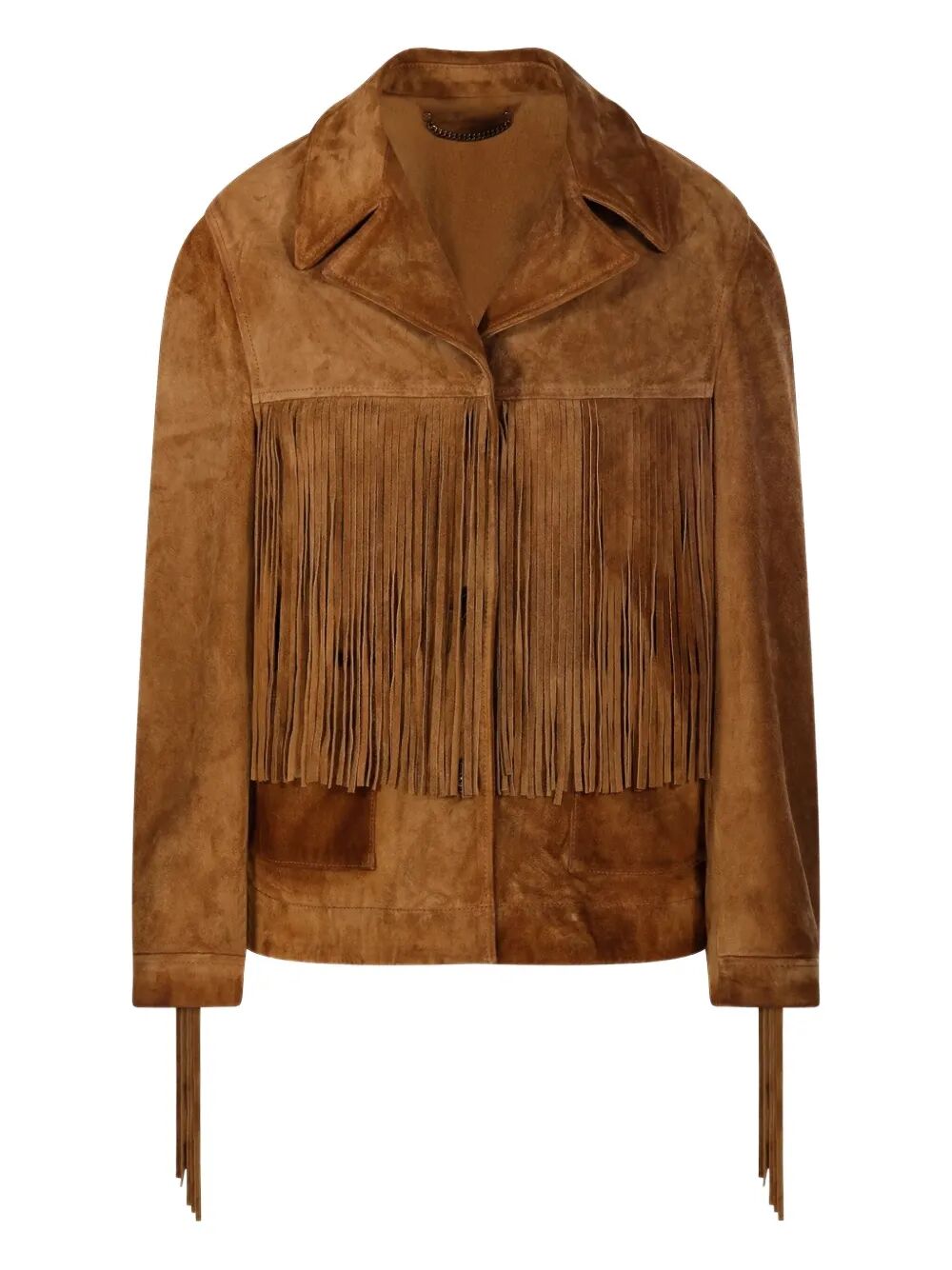 FRINGED SUEDE JACKET