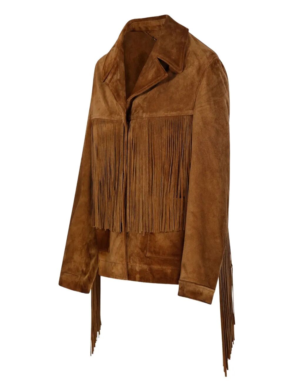 FRINGED SUEDE JACKET