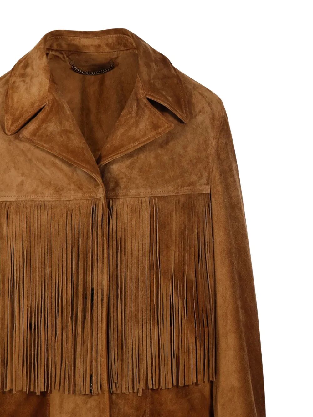 FRINGED SUEDE JACKET