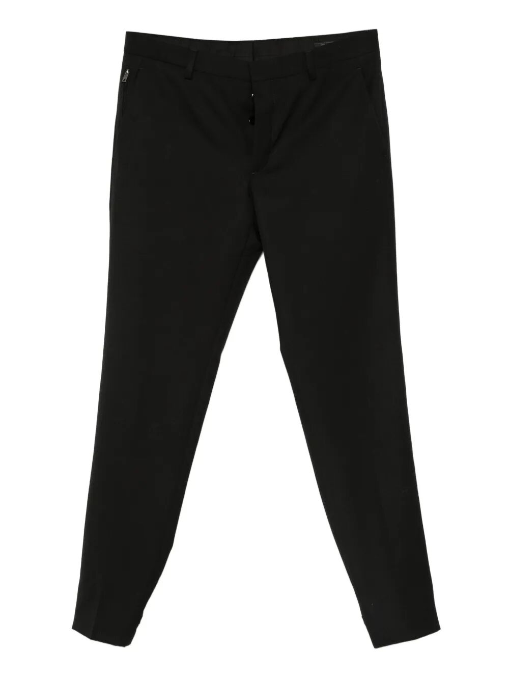 STRAIGHT LEG WOOL TROUSERS