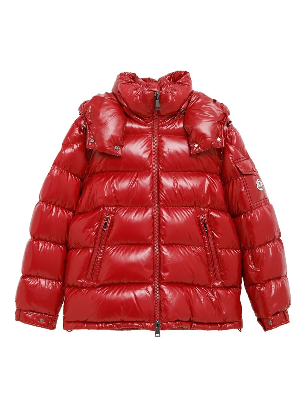 MAIRE HOODED SHORT DOWN JACKET