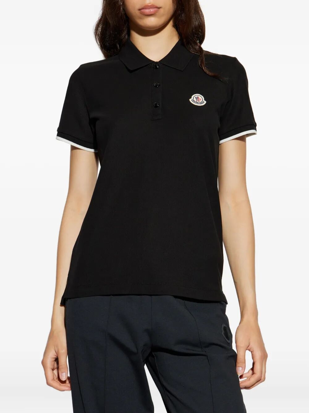 LOGO PATCH COTTON PIQUÉ POLO SHIRT