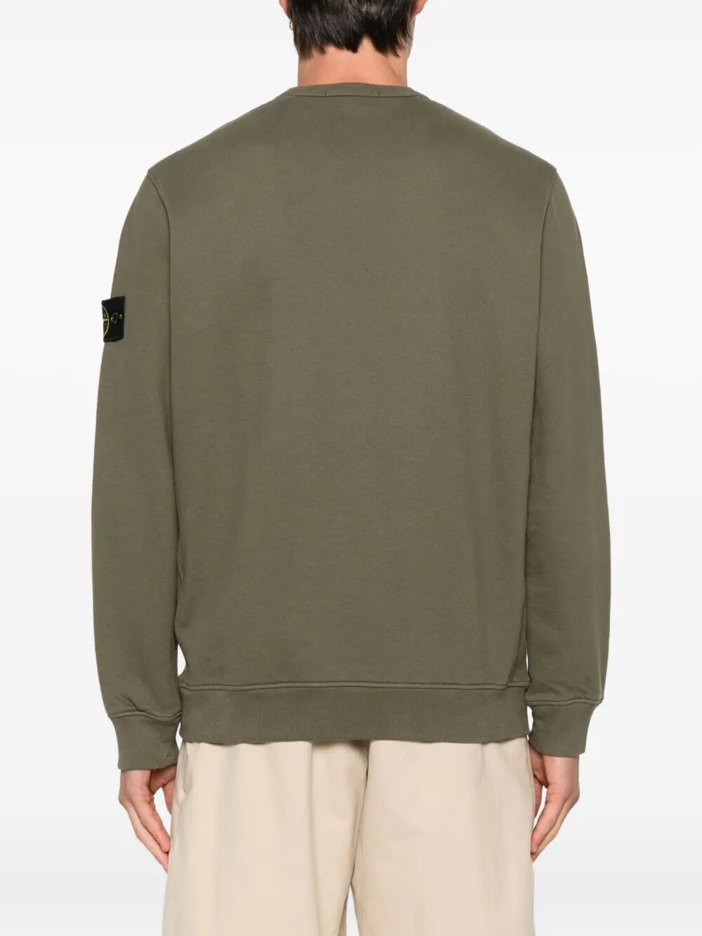 COTTON FLEECE CREW NECK SWEATSHIRT