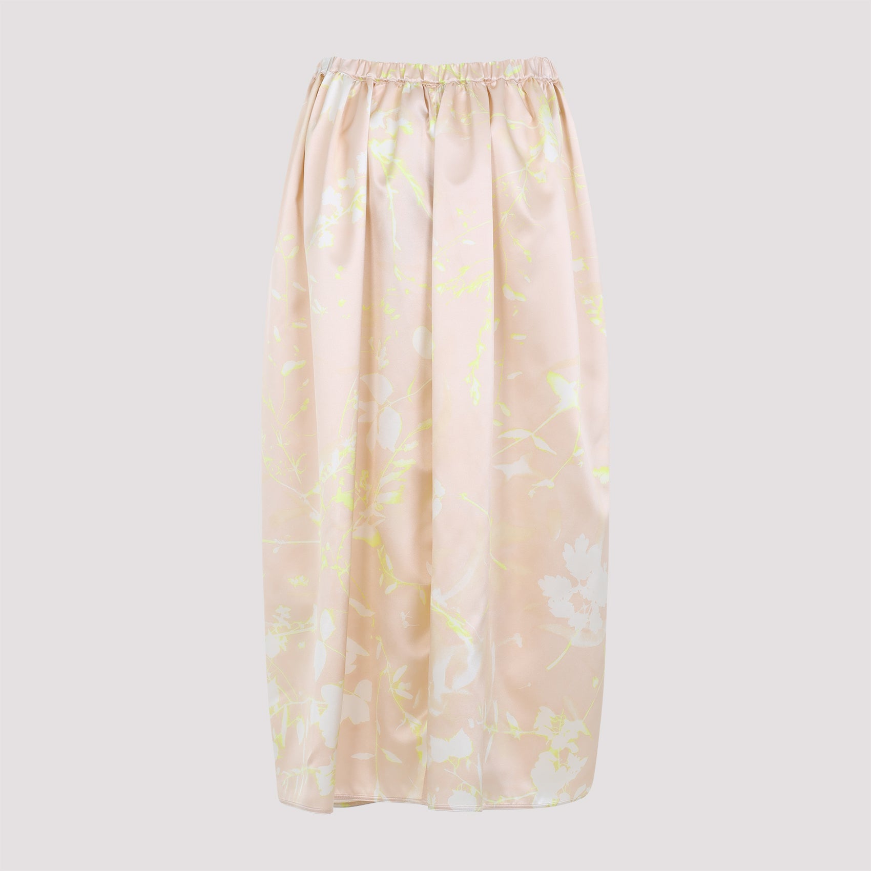 Silk Midi Skirt