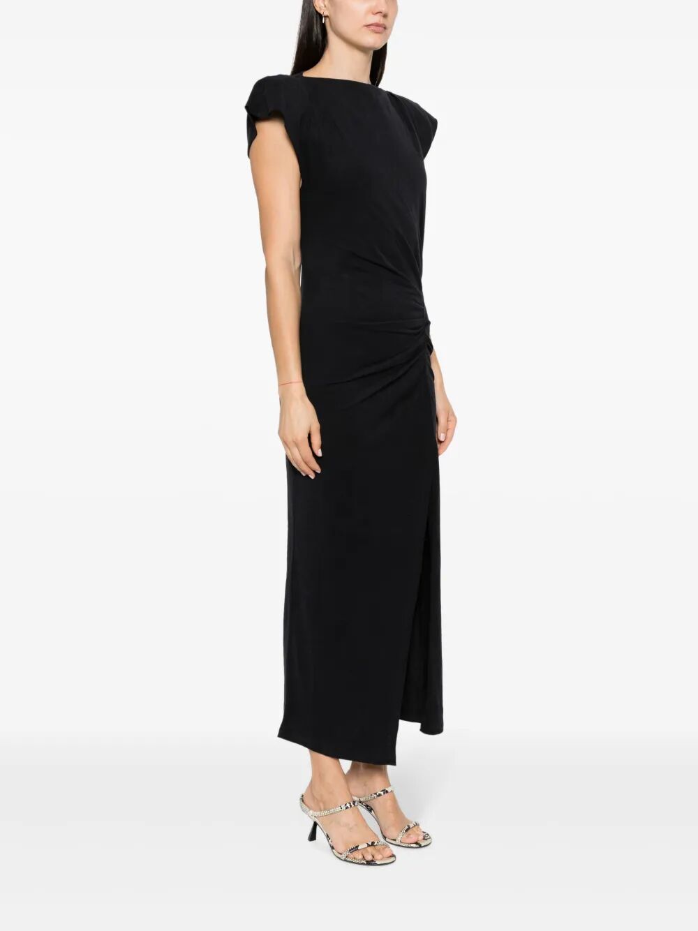 NADELA COTTON JERSEY LONG DRESS