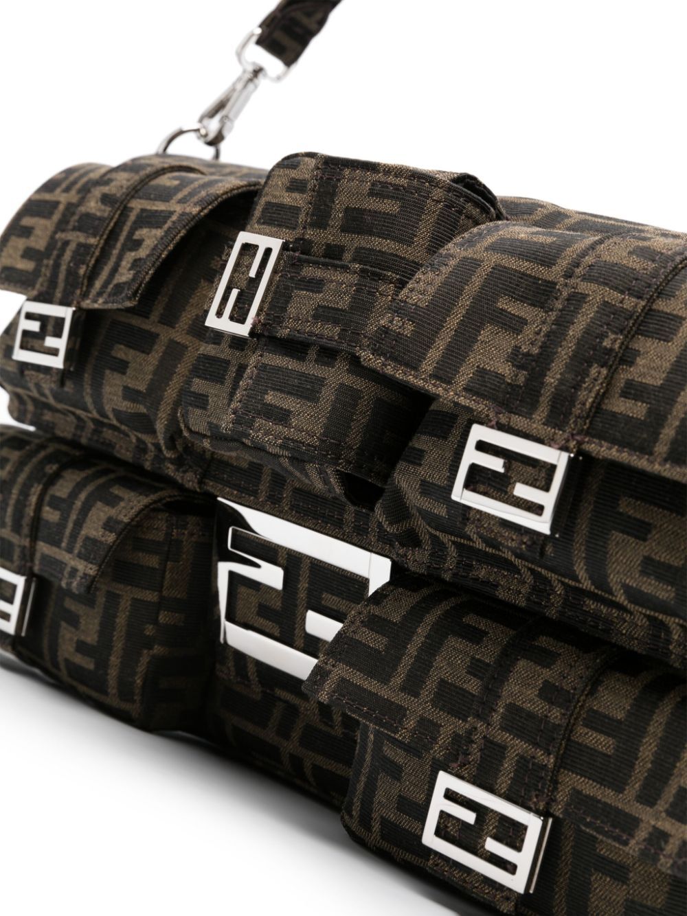 MULTIPOCKET FF MAXI BAGUETTE BAG