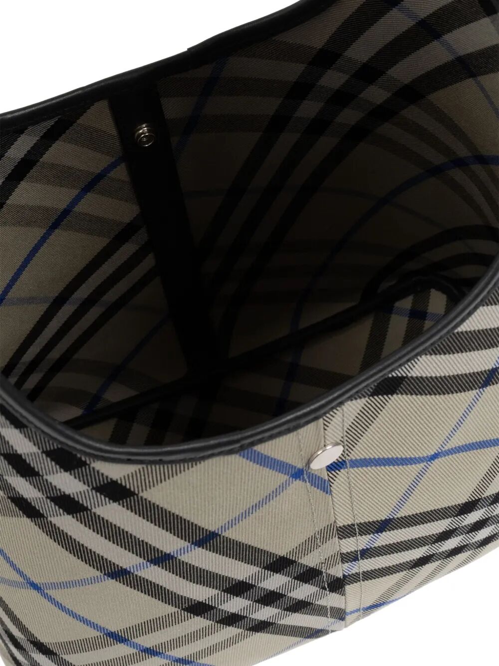CHECK-PATTERN SHOULDER BAG